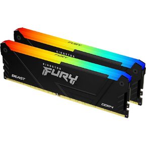 كينغستون ذاكرة كمبيوتر فيوري بيست RGB 8GB 3200MT/s DDR4 CL16 DIMM KF432C16BB2A/8 in Kuwait