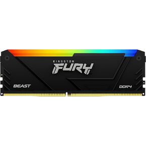 Kingston FURY Beast 64GB (2x32GB) 3200MT/s DDR4 CL16 Desktop Memory Kit of 2 | Intel XMP | AMD Ryzen | Plug n Play | RGB Infrared Syncing | KF432C16BB2AK2/64 in Kuwait