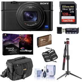 Sony Cyber-Shot DSC-RX100 VII Digital Camera, Bundle Tripod, Microphone in Saudi Arabia
