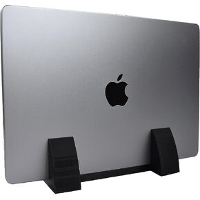 .gcode Vertical Laptop Stand Holder, Fits MacBook, Surface, Samsung, HP, Dell, Chromebook, Ipad, Tablet & Kindle, Sleek Space-Saving Holder, Ideal for Work & Home Office, Desktop Notebook Dock