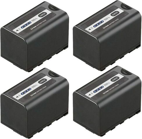 Kastar 4-Pack AG-VBR59 استبدال بطارية لباناسونيك AG-VBR59 AG-VBR59G، AG-VBR89 AG-VBR89G، بطارية AG-VBR118 AG-VBR118G، كاميرا فيديو باناسونيك HC-X2 4K، كاميرا فيديو متنقلة باناسونيك HC-X20 4K in Kuwait