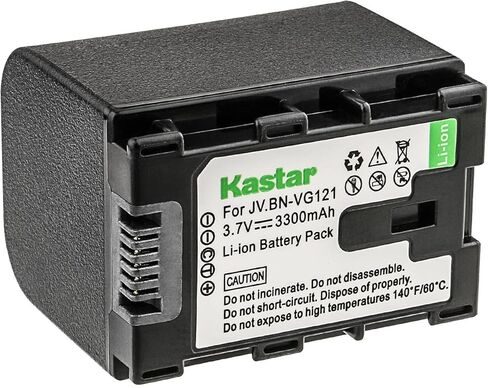 Kastar BN-VG121 Battery 3-Pack Replacement for JVC GZ-EX265 GZ-EX270 GZ-EX275 GZ-EX310 GZ-EX310AU GZ-EX310BU GZ-EX310WU GZ-EX355 GZ-EX350 GZ-EX370 GZ-EX515 GZ-EX555 GZ-EX555BU GZ-EX575 GZ-GX1 Camera in Saudi Arabia