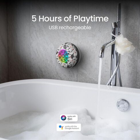 مكبر صوت ديزني ميكي ماوس آند فريندز بتقنية البلوتوث LED - مكبر صوت مقاوم لرذاذ الماء مع عناصر تحكم باللمس + وقت تشغيل لمدة 5 ساعات - هدايا ميكي ماوس للنساء والرجال والأطفال والمراهقين والمزيد (اسم كتلة ميكي) in Kuwait