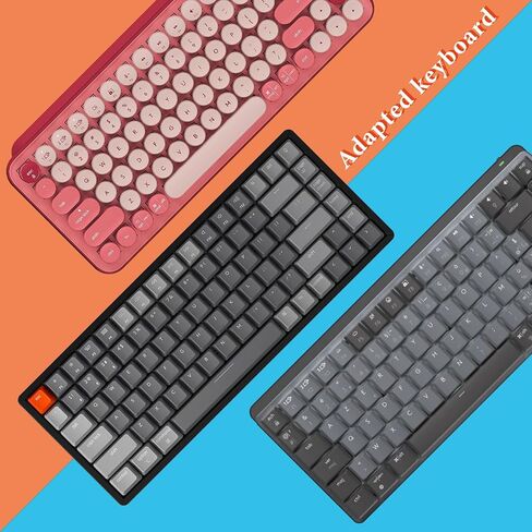 Geekria Keyboard Dust Cover, Compatible with Logitech MX Mechanical Mini/POP Keys, Keychron K2 HE / K2 75%, LOFREE Flow84, Keypads Cover for 75% Compact 84 Key Keyboard (Clear Acrylic) in Kuwait