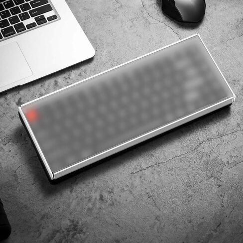 Geekria Keyboard Dust Cover, Compatible with Logitech MX Mechanical Mini/POP Keys, Keychron K2 HE / K2 75%, LOFREE Flow84, Keypads Cover for 75% Compact 84 Key Keyboard (Clear Acrylic) in Kuwait