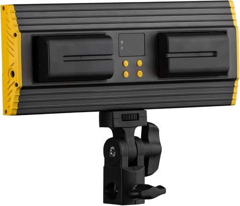 ضوء ليد أونيكس 240 ثنائي اللون من الألومنيوم يوضع على الكاميرا من إيكان، أسود (OYB240) in Kuwait