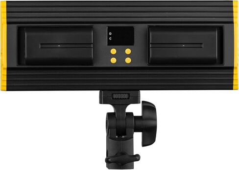 ضوء ليد أونيكس 240 ثنائي اللون من الألومنيوم يوضع على الكاميرا من إيكان، أسود (OYB240) in Kuwait