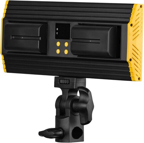 ضوء ليد أونيكس 240 ثنائي اللون من الألومنيوم يوضع على الكاميرا من إيكان، أسود (OYB240) in Kuwait