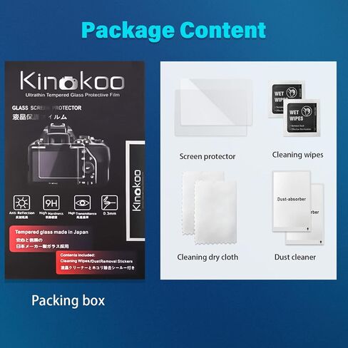 MUZIRI KINOKOO Screen Protector Compatible for Sigma FP/FPL Digital Camera - 0.25mm 9H Hardness Tempered Glass Film Crystal Clear Bubble-free/Anti-scratch(2 pack) in Saudi Arabia