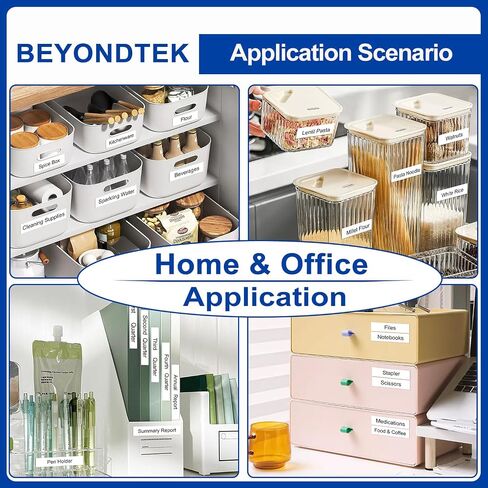 استبدال شريط BEYONDTEK Ptouch M لشريط Brother M M-231 M-K231s 12 مم 0.47 بوصة أسود على أبيض MK231 ملصق يعمل مع Brother P-Touch PTM95 PT55 60 65 70 80 90 95 3 عبوات in Kuwait