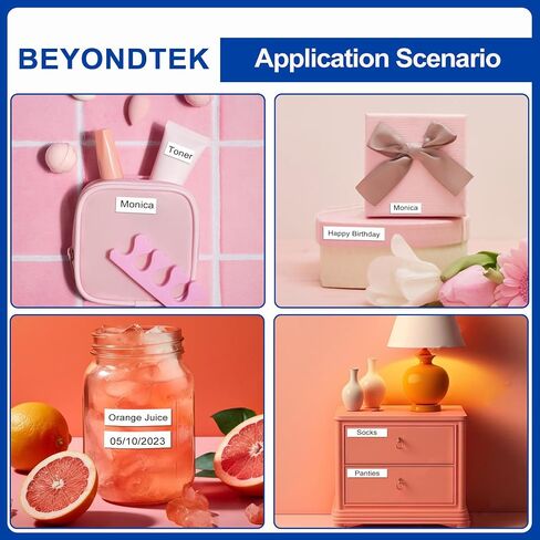استبدال شريط BEYONDTEK Ptouch M لشريط Brother M M-231 M-K231s 12 مم 0.47 بوصة أسود على أبيض MK231 ملصق يعمل مع Brother P-Touch PTM95 PT55 60 65 70 80 90 95 3 عبوات in Kuwait