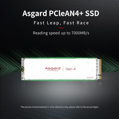 Asgard SSD AN4 Plus ssd GEN4X4 M.2 2280 Pcle 4.0 7000 برميل/الثانية NVMe 512GB قرص صلب داخلي لتخزين وذاكرة SSD لسطح المكتب لأجهزة الكمبيوتر المحمول والكمبيوتر المكتبي in Kuwait
