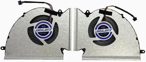 LANDALANYA Replacement New Laptop CPU and GPU Cooling Fan for MSI GE76 GP76 WE76 MS-17K3 MS-17K2 Series PABD1A010SHL-N452 PABD1A010SHR-N451 DC12V 0.6A Fan in Saudi Arabia