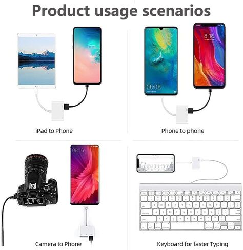 قارئ بطاقات USB C إلى SD، محول قارئ بطاقات ذاكرة USB C إلى Micro SD TF متوافق مع iPad Pro، وMacBook Pro/Air، وChromebook، ومحول قارئ بطاقات كاميرا USB 3 في 1 لأجهزة XPS، وGalaxy والمزيد من أجهزة USB C in Kuwait