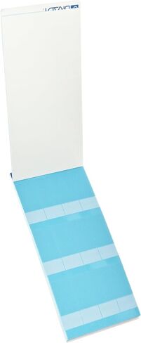 Brady PWC-PK-1 1.75" Height, 0.75" Width, B-292 Self-Laminating Vinyl, White Color Write-On Self-Laminating Wire And Cable Marker (Pack Of 120 Book) in Saudi Arabia