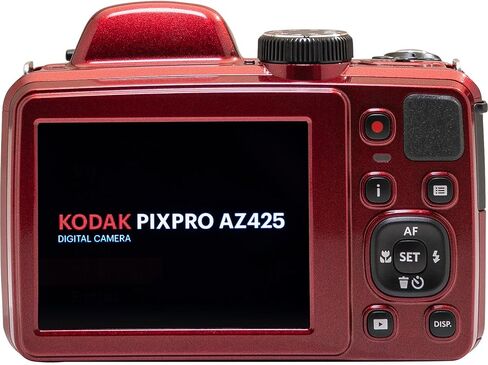 كاميرا Kodak PIXPRO AZ425 الرقمية + حقيبة الكاميرا + بطاقة ذاكرة سعة 128 جيجابايت (أبيض) in Kuwait