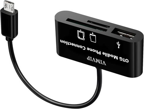 VIMVIP 3 في 1 مايكرو USB OTG قارئ بطاقة SD لسامسونج جالاكسي S4 S2 S3 نوت 2 تابلت in Kuwait