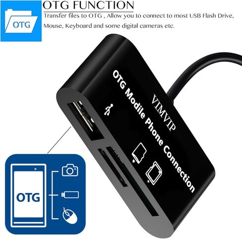 VIMVIP 3 في 1 مايكرو USB OTG قارئ بطاقة SD لسامسونج جالاكسي S4 S2 S3 نوت 2 تابلت in Kuwait