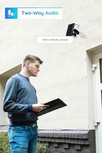 كاميرا ريولينك اللاسلكية للأمان في الهواء الطلق، بطارية قابلة لإعادة الشحن/تعمل بالطاقة الشمسية، رؤية ليلية 1080 بكسل، كشف الحركة، التحدث في اتجاهين، دعم مقاوم للماء مساعد جوجل | أرجوس 2 + لوحة شمسية (متجددة) in Kuwait