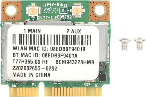 بطاقة واي فاي صغيرة ثنائية النطاق بتقنية بي سي إيه، بطاقة محول شبكة لاسلكية، 802. محول واي فاي السريع 802. 11A/B/G/N 300Mbps PCI Express لـ Win7/Win8/Win10 in Kuwait