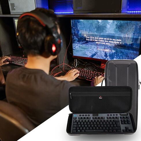 Mchoi Hard Portable Case Fits for Logitech G915 TKL Tenkeyless Lightspeed Wireless RGB Mechanical Gaming Keyboard,CASE ONLY in Saudi Arabia