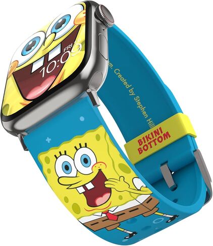 SpongeBob - Smartwatch Band - Officially Licensed, Compatible with Every Size & Series of Apple Watch (watch not included) in Kuwait