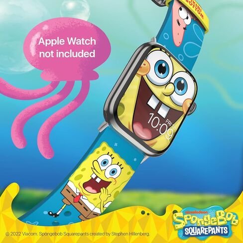 SpongeBob - Smartwatch Band - Officially Licensed, Compatible with Every Size & Series of Apple Watch (watch not included) in Kuwait