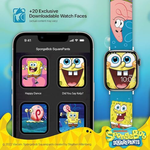 SpongeBob - Smartwatch Band - Officially Licensed, Compatible with Every Size & Series of Apple Watch (watch not included) in Kuwait