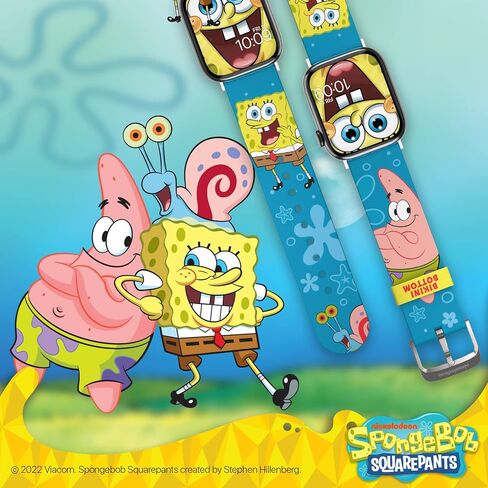 SpongeBob - Smartwatch Band - Officially Licensed, Compatible with Every Size & Series of Apple Watch (watch not included) in Kuwait