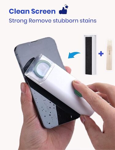 مجموعة تنظيف سماعات ايربودز 7 في 1، اداة تنظيف سماعات الاذن متعددة الوظائف من اهيرو، منظف سماعات الاذن لعلبة شحن سماعات الراس والكيبورد (اخضر داكن) in Kuwait