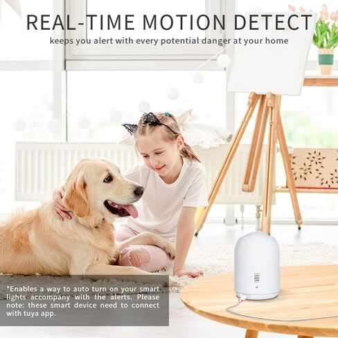 LPDISPLAY Security Camera Smart Pan/Tilt 1080P HD Indoor Camera with Night Vision, 2-Way Audio WiFi Camera Motion Detection for Baby and Pet Monitor, Cloud & SD Card Storage(Only Supports 2.4G Wi-Fi) in Kuwait