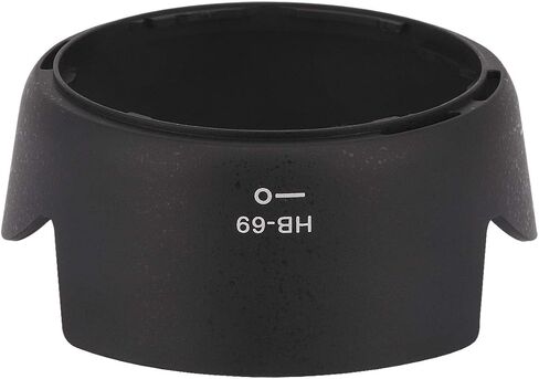 Haoge Bayonet Lens Hood for Nikon Nikkor AF-S 18-55mm f3.5-5.6G VR DX II Lens Replaces Nikon HB-69 in Saudi Arabia