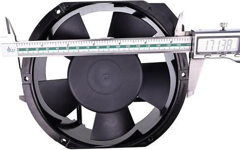 WQSING 4WT43A AC Axial Cooling Fan 220V-240V 239CFM 19/20W Compatible with Dayton 172 * 150 * 51mm Fan in Saudi Arabia