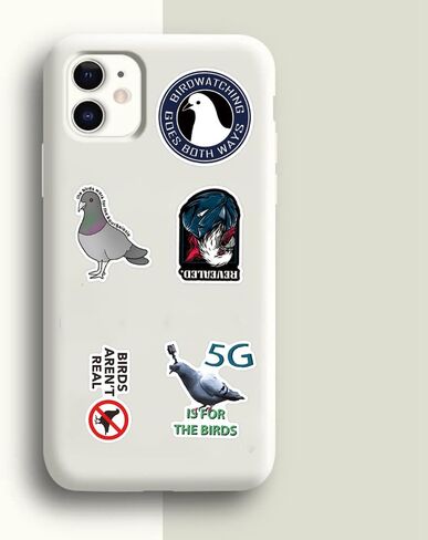 52 قطعة من ملصقات الطيور ليست حقيقية، ملصق مضاد للماء من الفينيل الجمالي المضحك لزجاجة المياه، والكمبيوتر المحمول، والهاتف، ولوح التزلج، وهدايا سجل القصاصات للأطفال والمراهقين والبالغين لديكور مستلزمات الحفلات in Kuwait