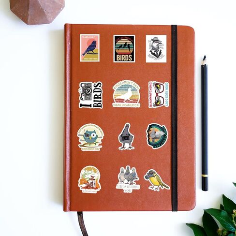 52 قطعة من ملصقات الطيور ليست حقيقية، ملصق مضاد للماء من الفينيل الجمالي المضحك لزجاجة المياه، والكمبيوتر المحمول، والهاتف، ولوح التزلج، وهدايا سجل القصاصات للأطفال والمراهقين والبالغين لديكور مستلزمات الحفلات in Kuwait