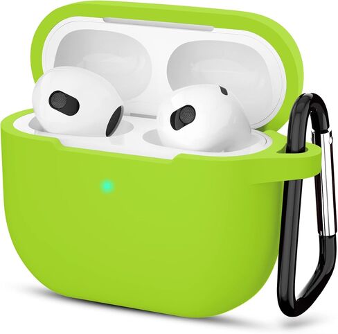 Compatible with AirPods 3 Case, Protective Silicone Cover for AirPods 3rd Generation Case 2021, Wireless Charging - Dark Blue in Kuwait