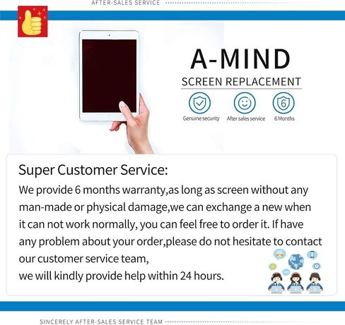 Digitizer Screen Replacement for iPad 2017 iPad 5 Gen 9.7 Inch A1822 A1823 Touch Screen Glass Panel Repair Parts for iPad5 Touchscreen Free Tools Kits+Tempered Glass (White with Home Button) in Saudi Arabia