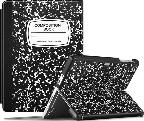Fintie Case for Microsoft Surface Go 4 2023 / Go 3 2021 / Go 2 2020 / Surface Go 2018 10-inch Tablet - Multiple Angle Hard Shell Business Cover, Compatible with Type Cover Keyboard (Composition Book) in Saudi Arabia