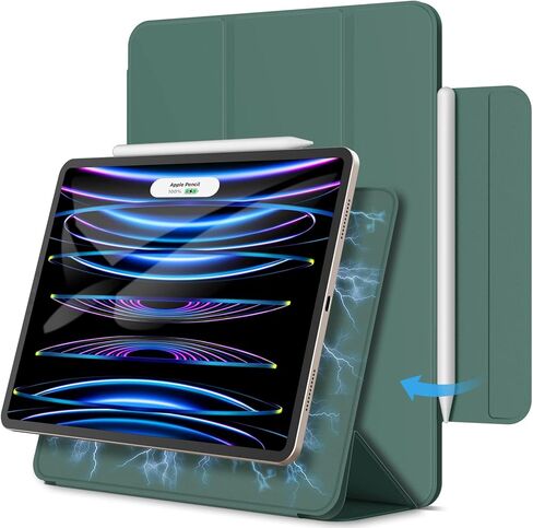 JETech Magnetic Case for iPad Pro 11 Inch (2022/2021/2020/2018 Model), and iPad Air 5/4 (10.9-Inch 2022/2020), Support Pencil 2nd Gen Charging, Magnetic Attachment (Starlight) in Saudi Arabia