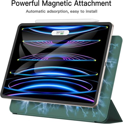 JETech Magnetic Case for iPad Pro 11 Inch (2022/2021/2020/2018 Model), and iPad Air 5/4 (10.9-Inch 2022/2020), Support Pencil 2nd Gen Charging, Magnetic Attachment (Starlight) in Saudi Arabia