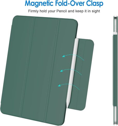 JETech Magnetic Case for iPad Pro 11 Inch (2022/2021/2020/2018 Model), and iPad Air 5/4 (10.9-Inch 2022/2020), Support Pencil 2nd Gen Charging, Magnetic Attachment (Starlight) in Saudi Arabia