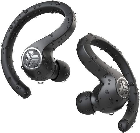 سماعات أذن بلوتوث لاسلكية JLab Audio JBuds Air Sport True + حقيبة شحن - أسود - مقاومة العرق IP66 - فئة 1 بلوتوث 5 (متجددة) in Saudi Arabia