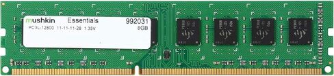سلسلة Mushkin Mushkin Essentials - DDR3 DRAM - وحدة ذاكرة واحدة ذاكرة 8 جيجابايت DIMM - DDR3L-1600MHz (PC3L-12800) CL-11-240-pin 1. 35LV ذاكرة وصول عشوائي لسطح المكتب - جهد منخفض - Non-ECC - 992031 in Kuwait