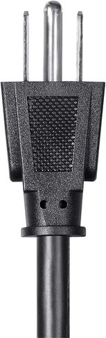 Monoprice Power Cord - NEMA 5-15P to IEC 60320 C19, 14AWG, 15A/1875W, 3-Prong, 15 Feet, Black in Saudi Arabia