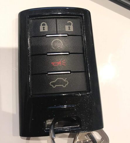 iJDMTOY Hard Plastic Key Fob Case for Cadillac ATS/CTS/DTS/XTS/Escalade in Saudi Arabia