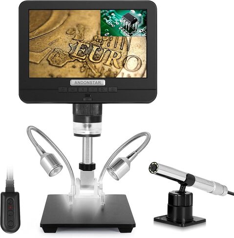 مجهر عدسة مزدوجة AD206S من Andonstar وإلكترونيات المجهرية الرقمية PCB Phone RepairSMD/SMT أداة لحام in Kuwait