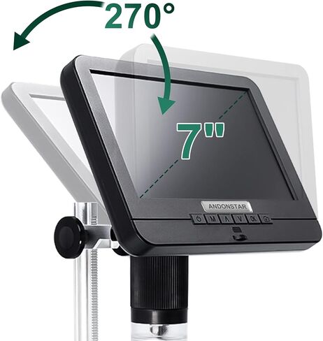مجهر عدسة مزدوجة AD206S من Andonstar وإلكترونيات المجهرية الرقمية PCB Phone RepairSMD/SMT أداة لحام in Kuwait