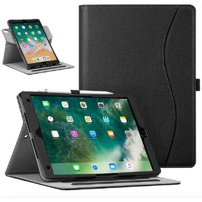 حافظة Fintie لجهاز iPad Air (الجيل الثالث) 10.5 بوصة 2019 / iPad Pro 10.5 بوصة 2017 - [حماية الزوايا] غطاء حامل واقٍ ذكي يدور 360 درجة مع حامل قلم، نوم/استيقاظ تلقائي، زهر in Kuwait