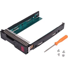 Queenti 3. علبة تخزين صلب SATA LFF SAS SATA SATA من Queenti 3. 5 مم لعلبة الأقراص الصلبة HP OHCMicroServer 651314-001 651320-001 Gen8 Gen9 G9 DL380P DL360P DL160 مع 4 براغي ومفك إصلاح in Kuwait