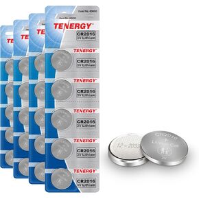 Tenergy CR2016 Battery, CR2016 3V Lithium Battery Watches, Key Fobs, Calculators, Medical Devices, and More, 5 Count in Saudi Arabia